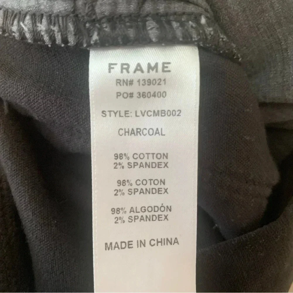 Frame Le Crop Mini Boot Velvet Pants